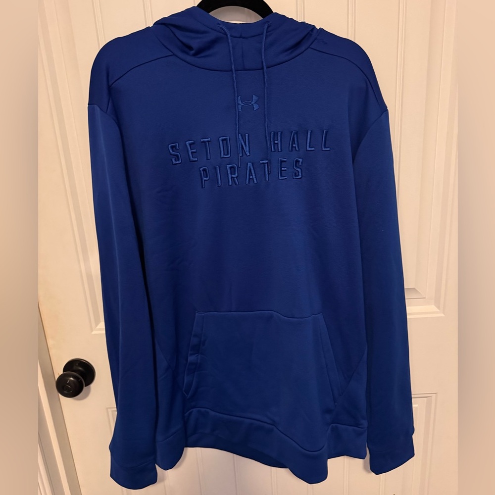 Under Armour Seton Hall Pirates Royal Blue Sweatshirt XL